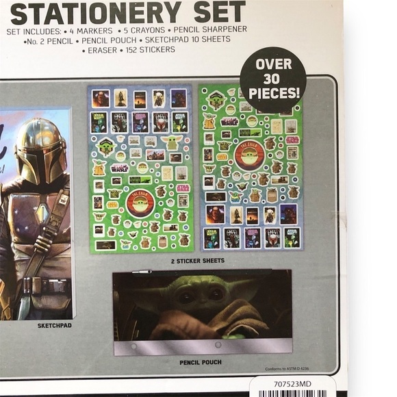 Star Wars Mandalorian Stationery Set - Picture 4 of 8